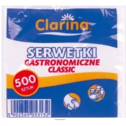 CLARINA SERWETKI GASTRONOMICZNE 500SZT 15x15cm